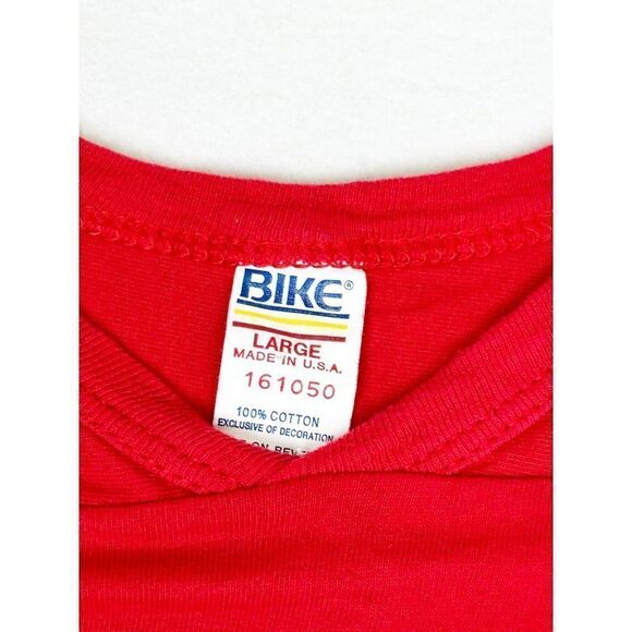 Vintage 1982 USFL Philadelphia Stars Shirt Red Large Jersey Style Single Stitch - Picture 6 of 11